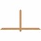 Ekena Millwork Eugene Smooth Timber Gable Bracket, Western Red Cedar, 72"W x 36"H x 1 1/2"D x 3 1/2"F, 12/12 Pitch GBW072X36X0204EUG00SWR - alternate 1
